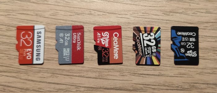 Тестирование пяти microSD карт с Aliexpress